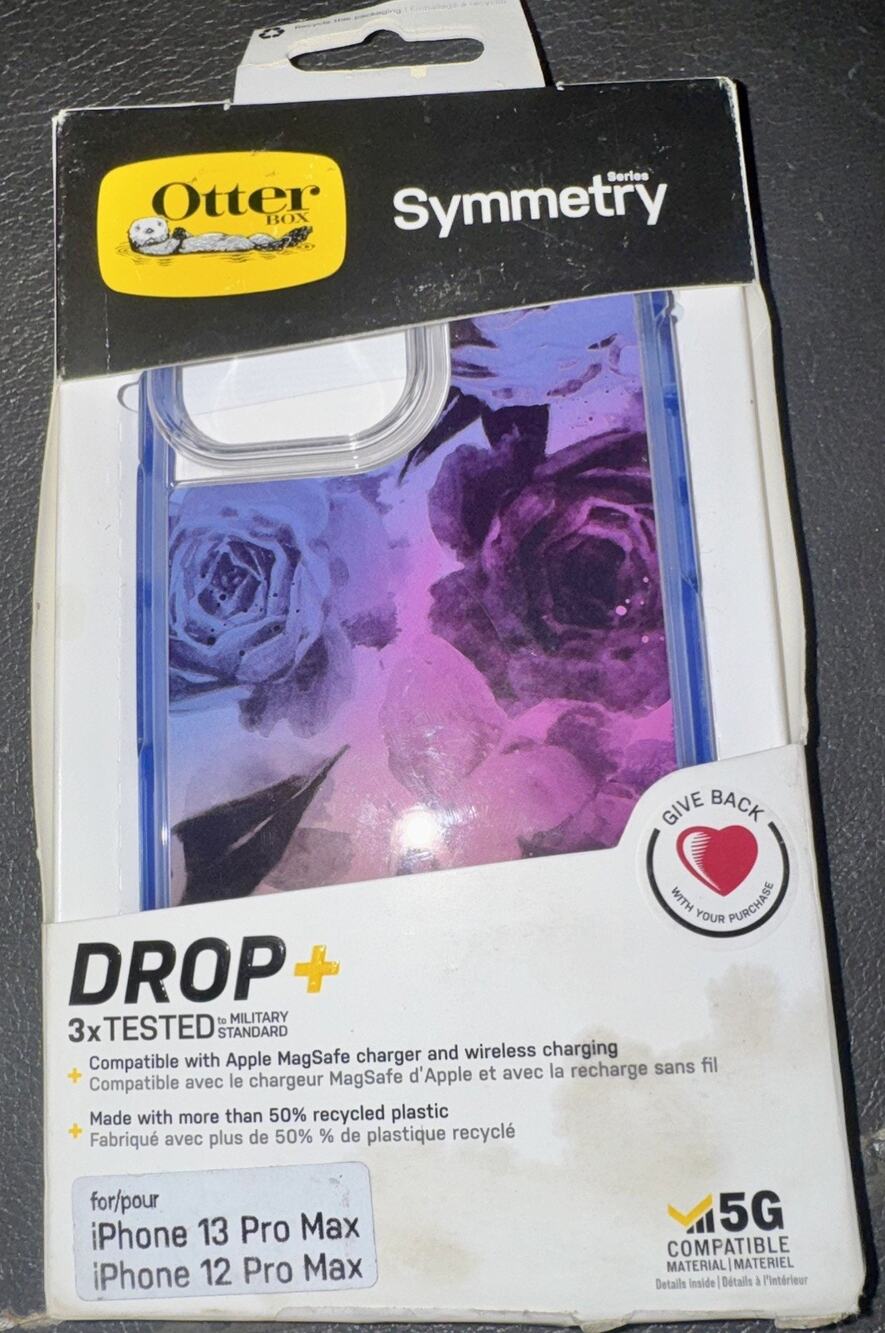 OtterBox Symmetry Floral Case Purple for iPhone 13 Pro Max / 12 Pro Max